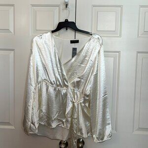Lane Bryant Dressy Blouse NWT